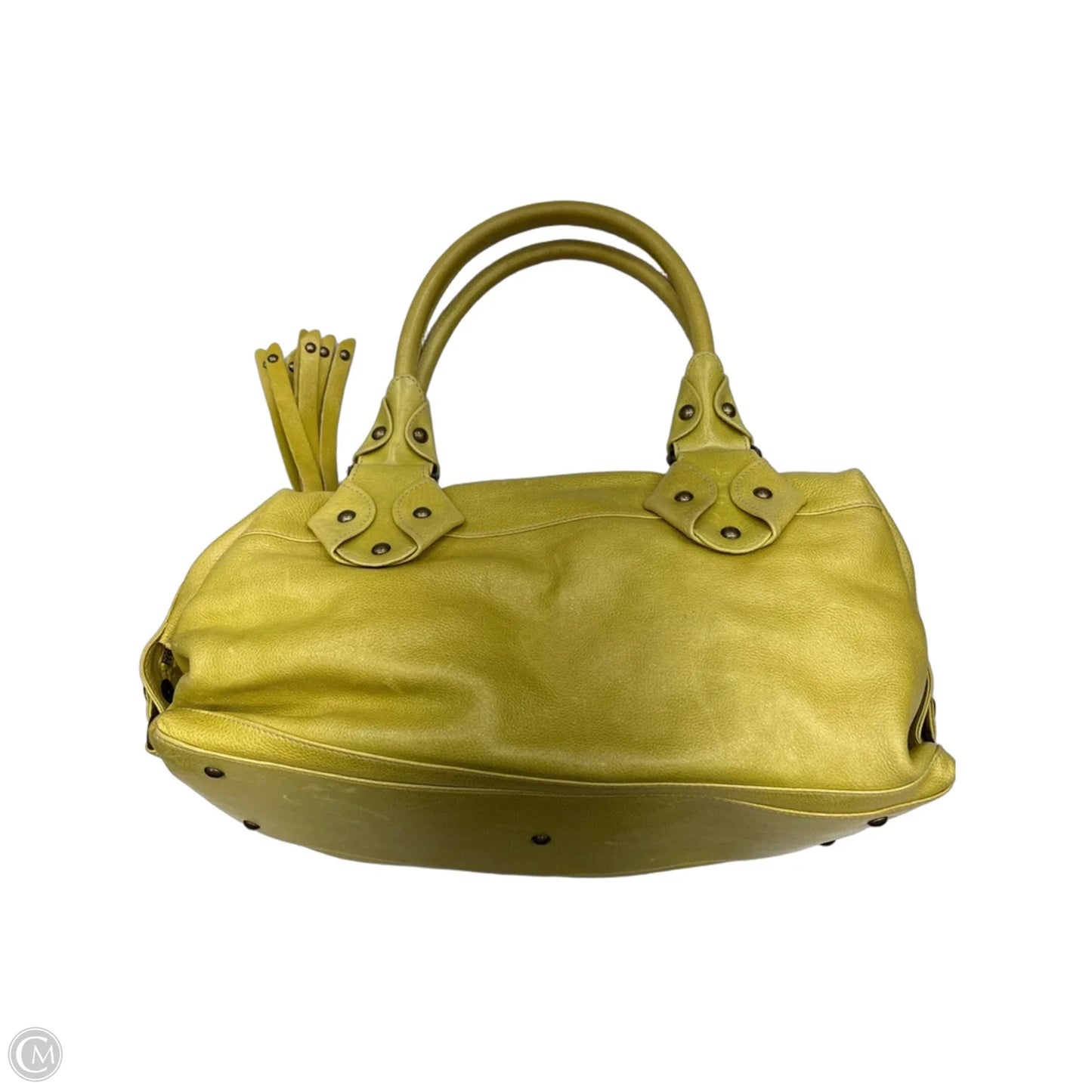 Handbag Leather By Cma, Size: Large