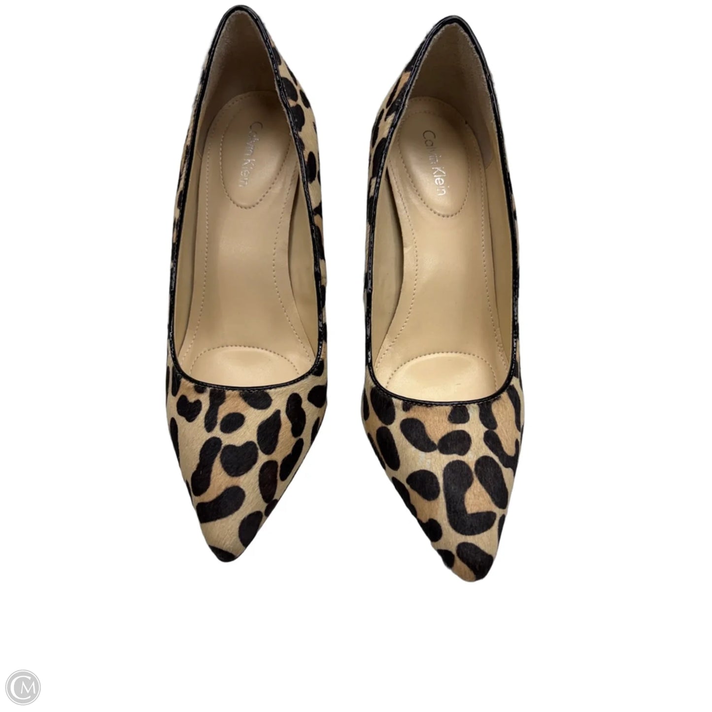Shoes Heels Kitten By Calvin Klein In Leopard Print, Size: 7.5