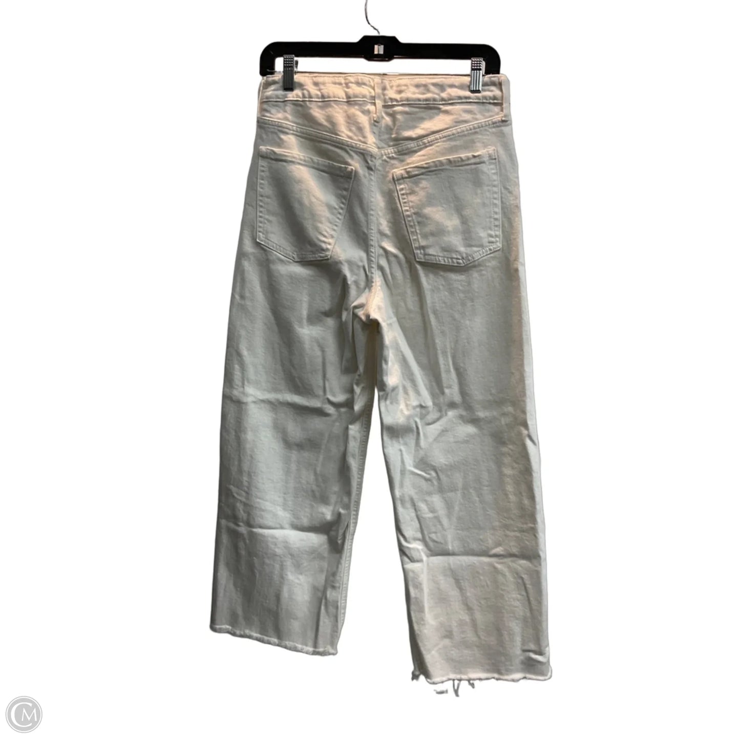 Jeans Straight By Old Navy In White Denim, Size: 6