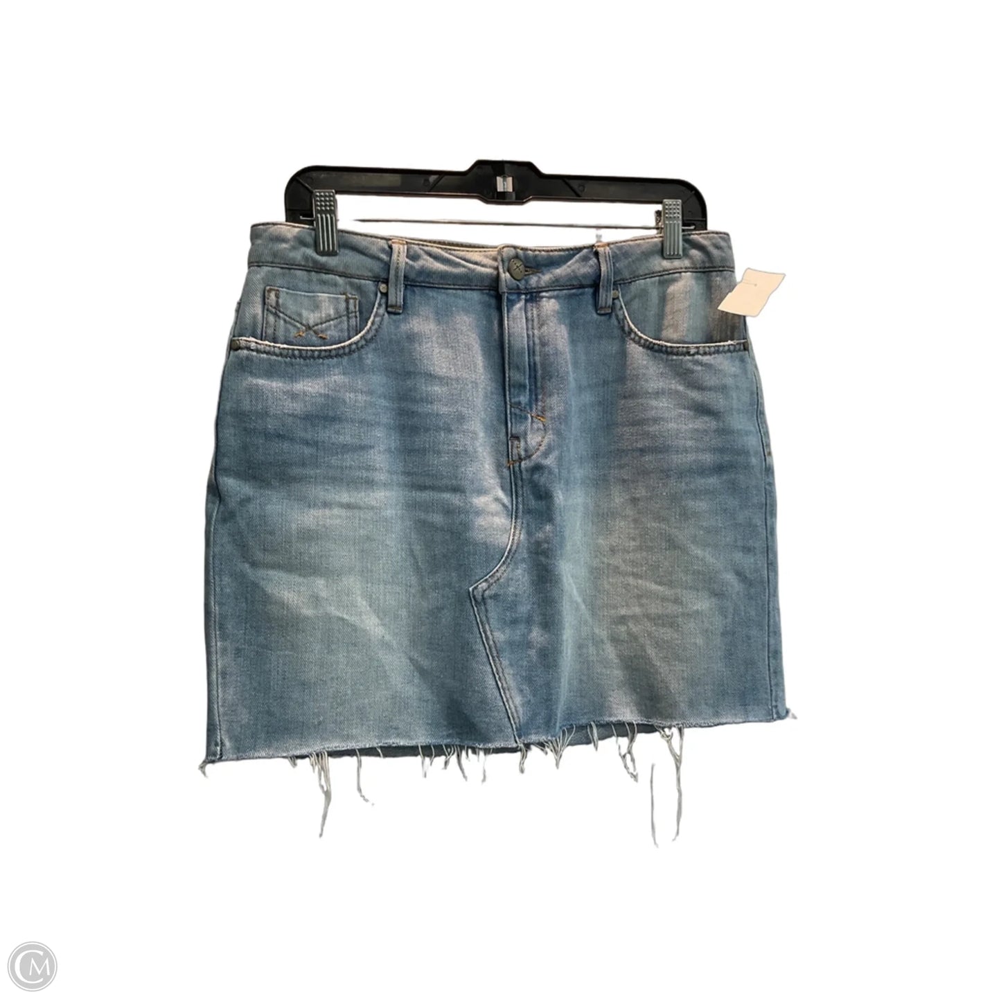 Skirt Mini & Short By Clothes Mentor In Blue Denim, Size: 10