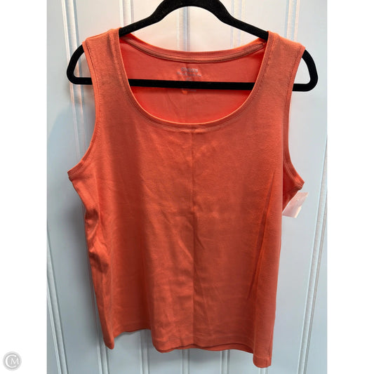 Tank Top By Chicos In Orange, Size: Xl