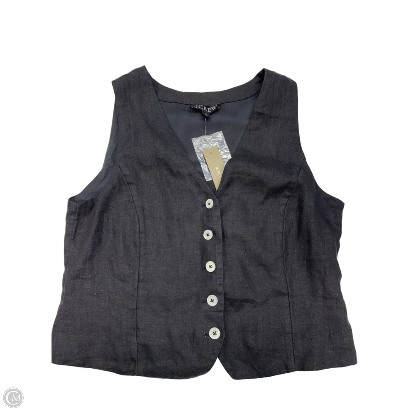 Top Sleeveless By J. Crew In Black, Size: S