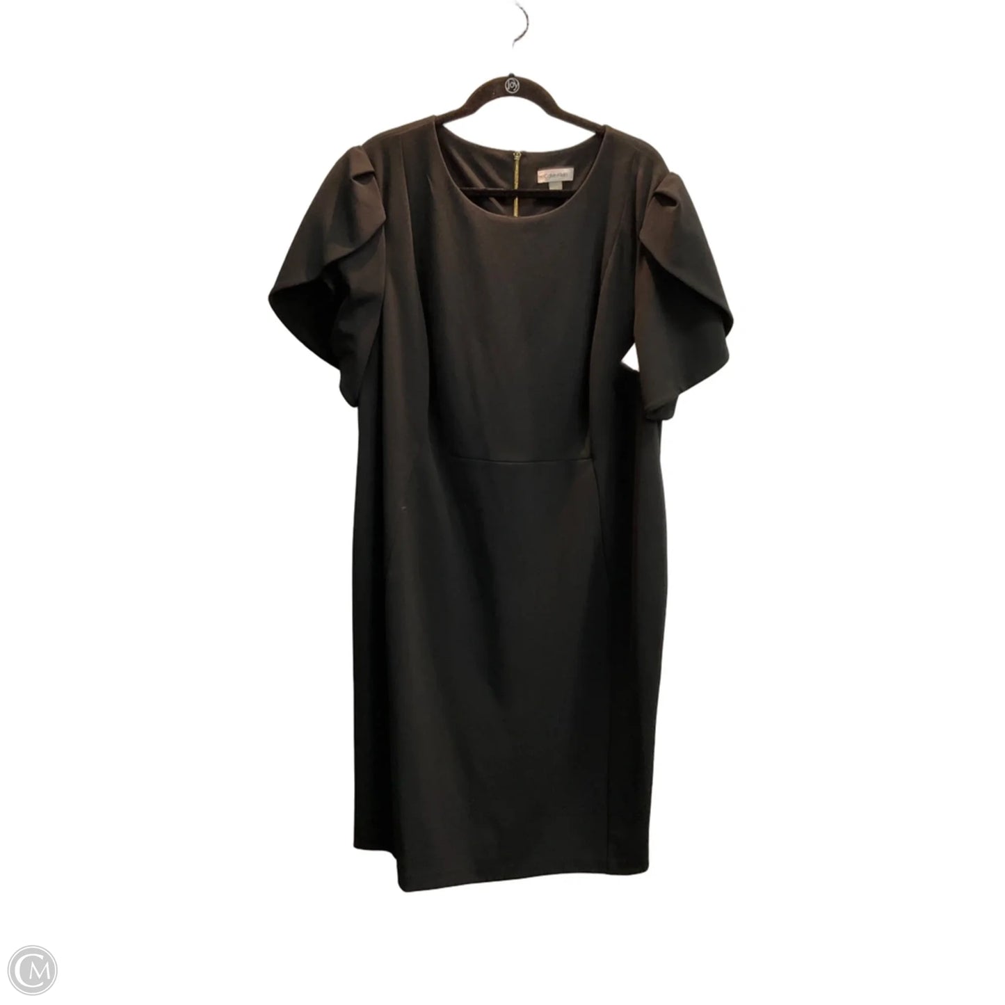Dress Work By Calvin Klein In Black, Size: 2x