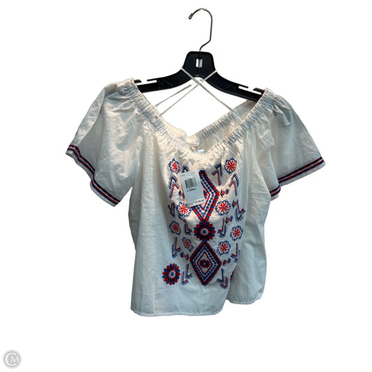 Top Short Sleeve By Cmc In Multi-colored, Size: Xs
