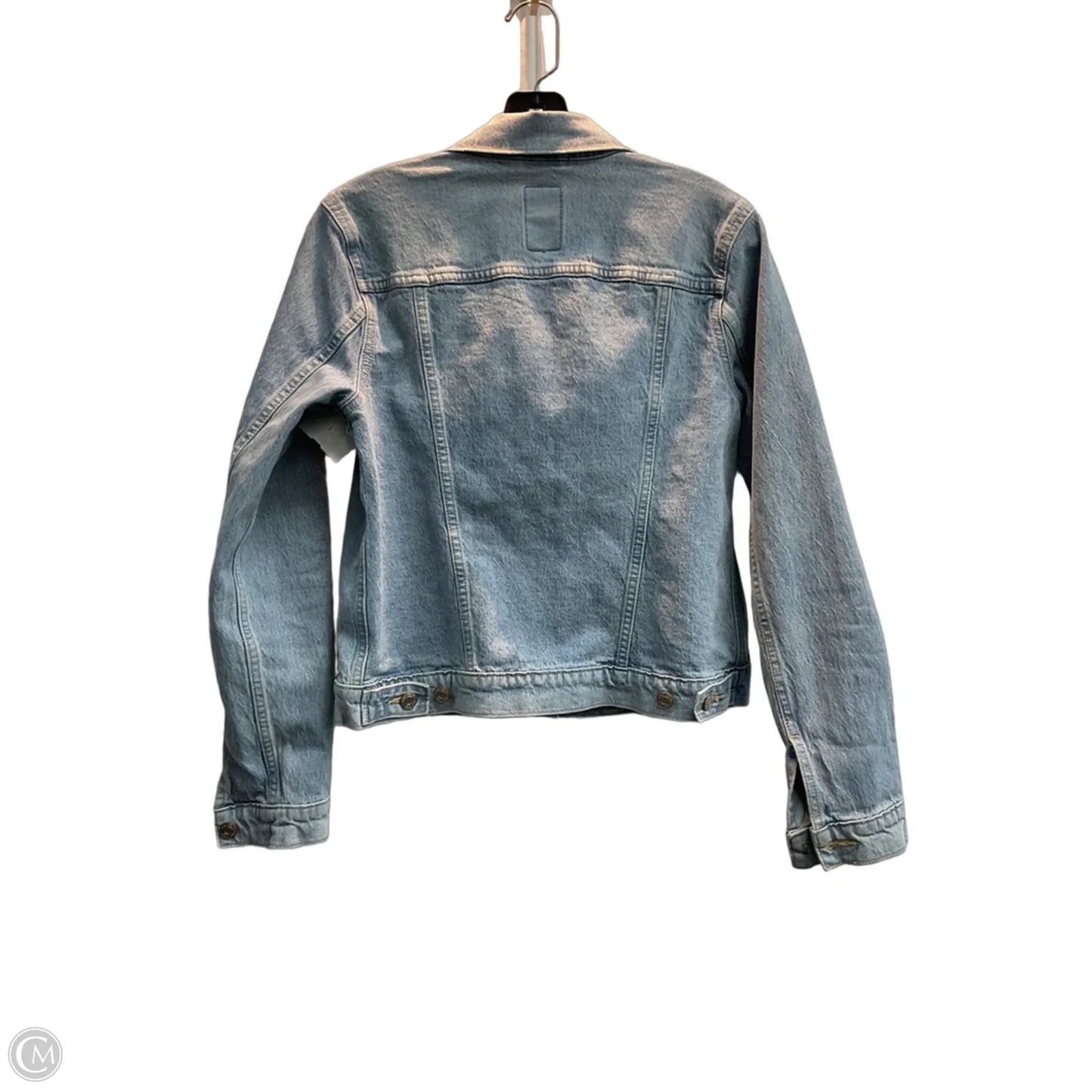 Jacket Denim By Gap In Blue Denim, Size: S