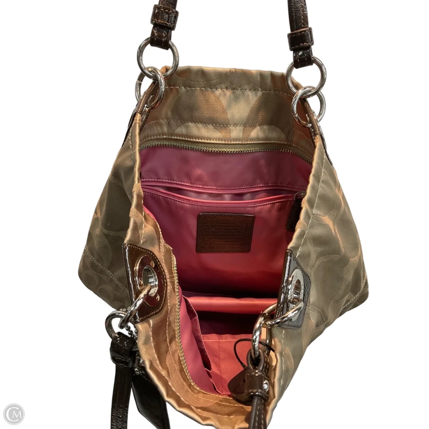 Tote Designer By Coach, Size: Medium