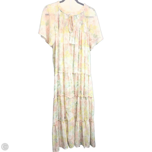 Dress Party Long By In Loom In Floral Print, Size: L