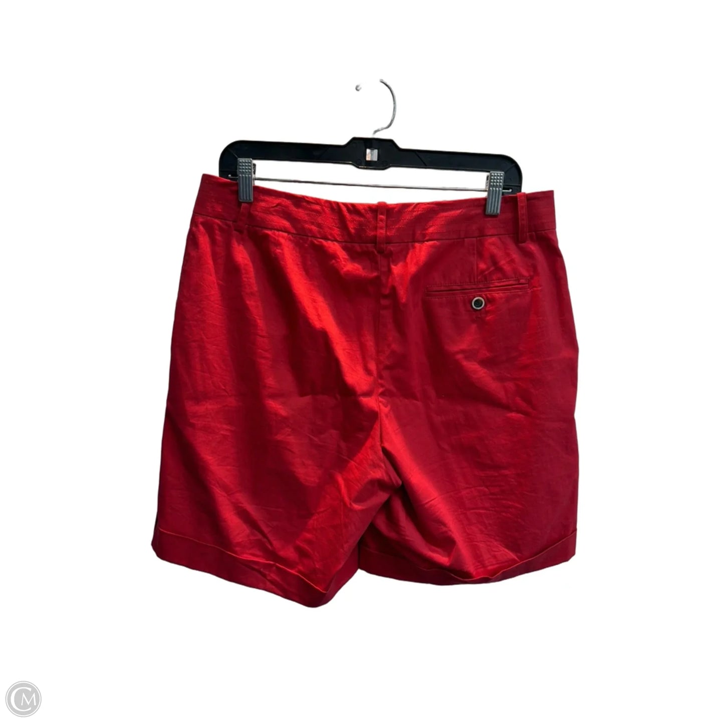 Shorts Designer By Lafayette 148 In Red, Size: 10