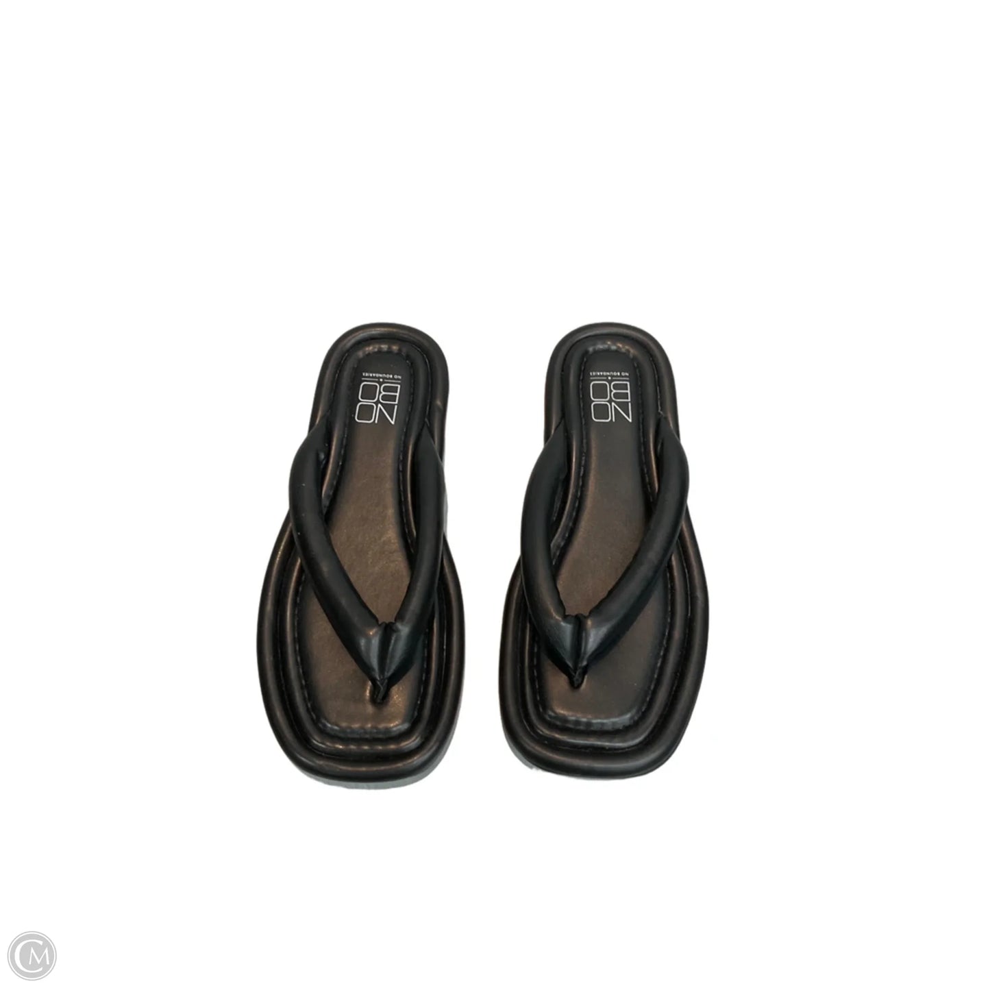 Sandals Flip Flops By No Boundaries In Black, Size: 6