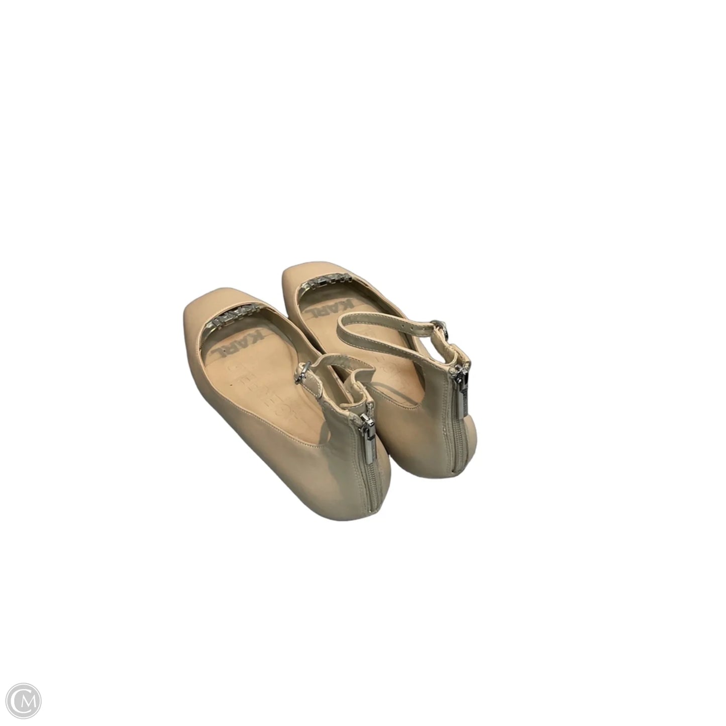 Shoes Designer By Karl Lagerfeld In Tan, Size: 9