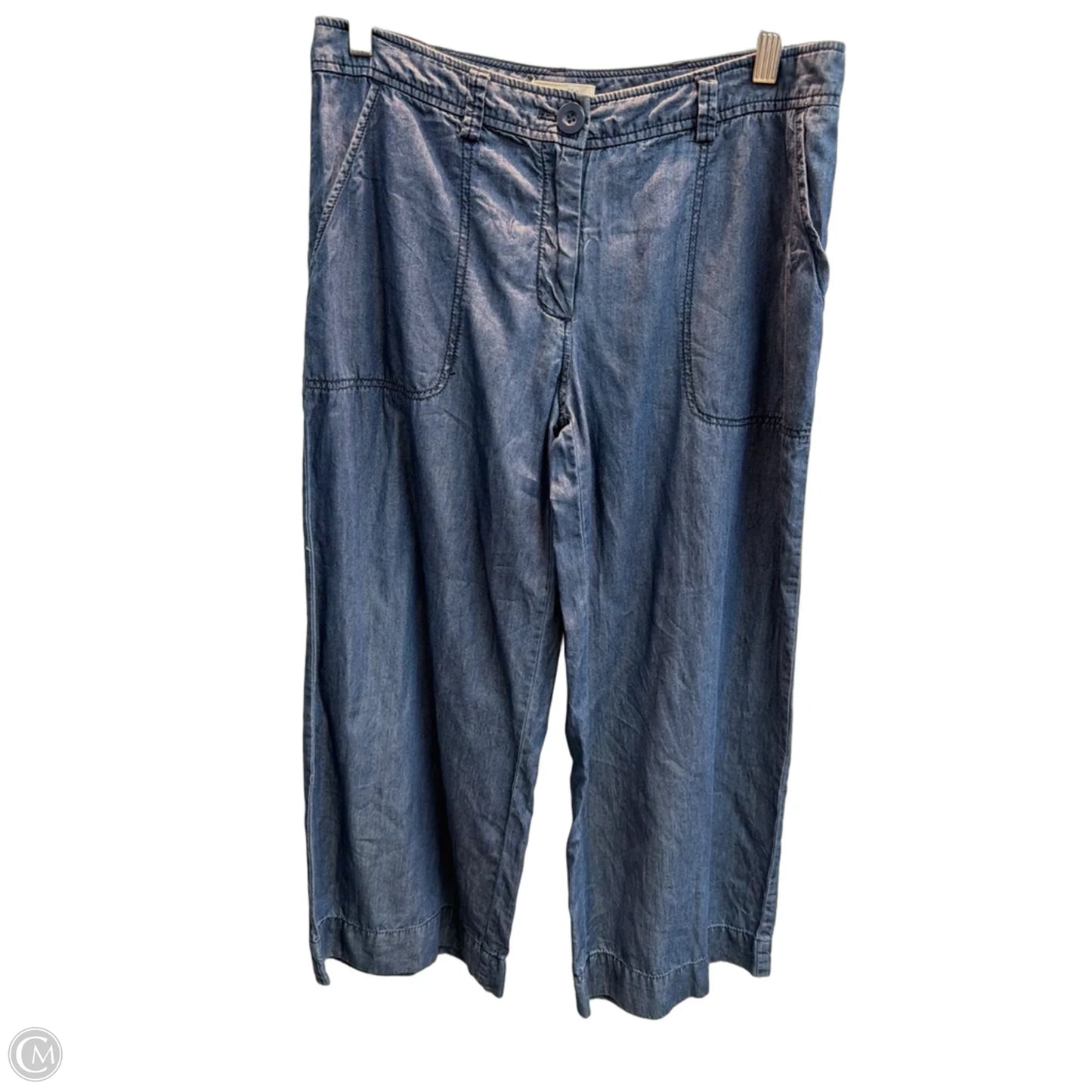 Capris By Sophie Max In Blue Denim, Size: 4