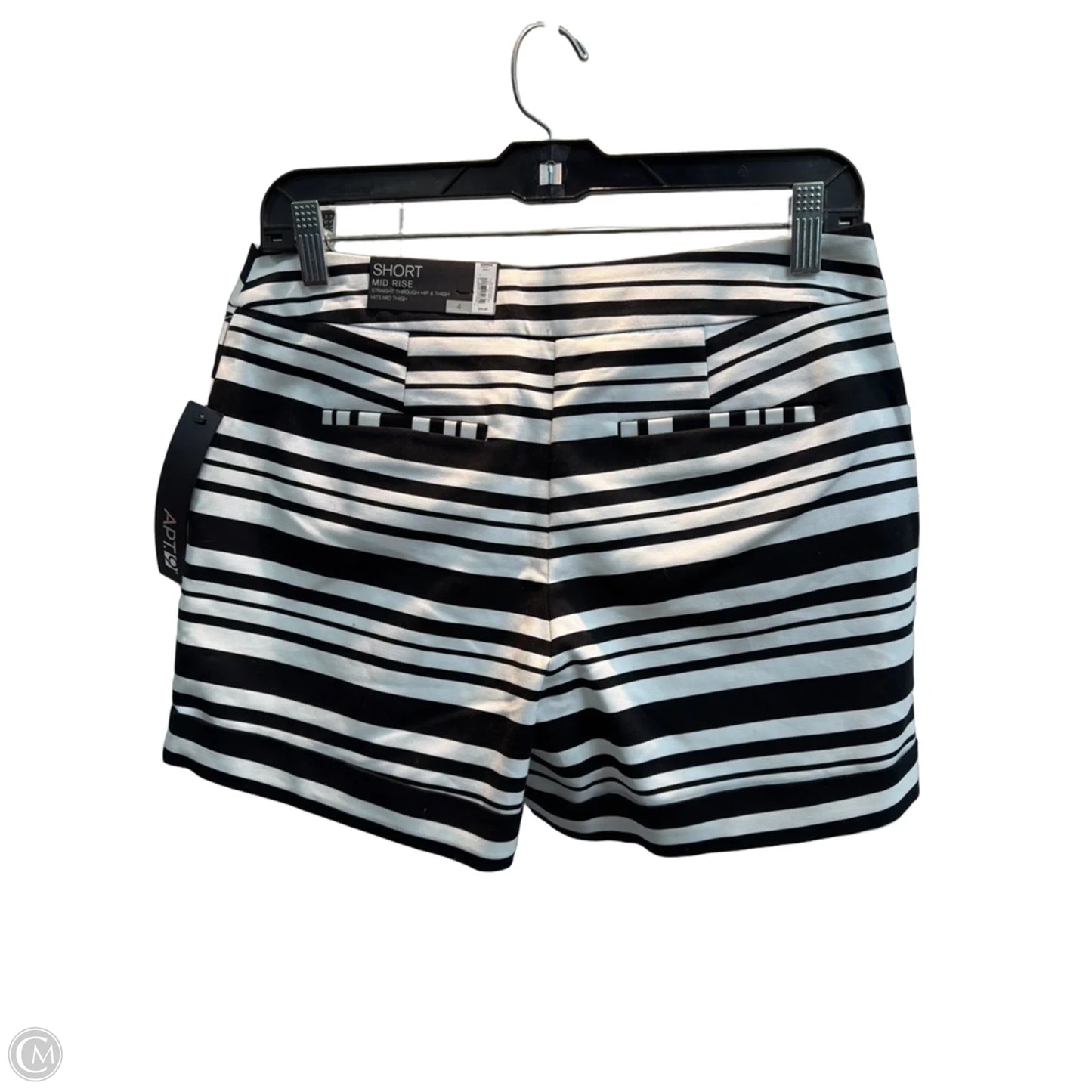 Shorts By Apt 9 In Striped Pattern, Size: 4