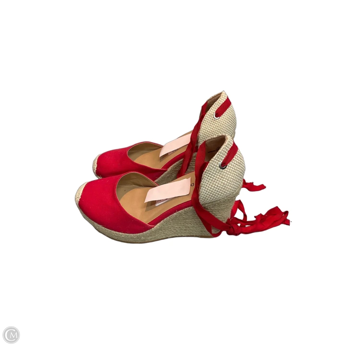 Sandals Heels Wedge By Torrid In Red, Size: 9.5
