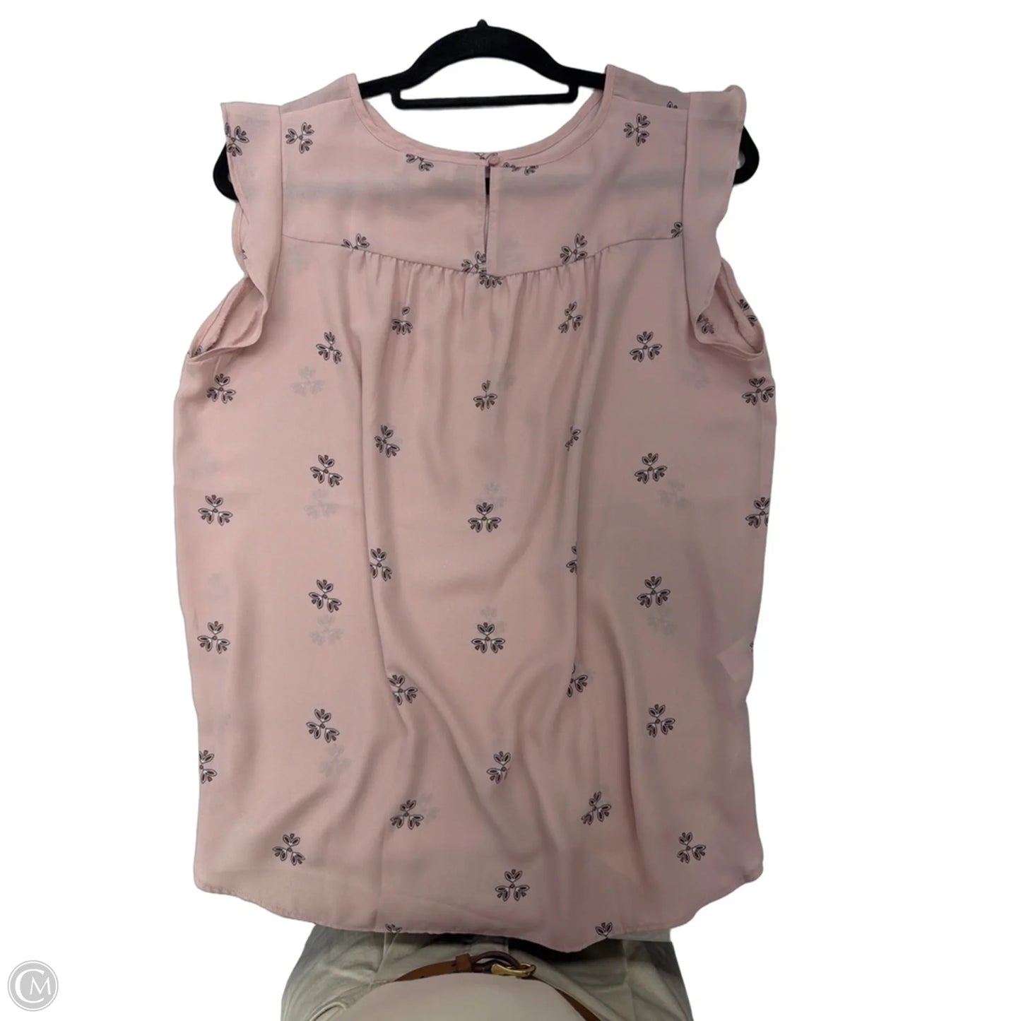 Top Sleeveless By Loft In Pink, Size: M