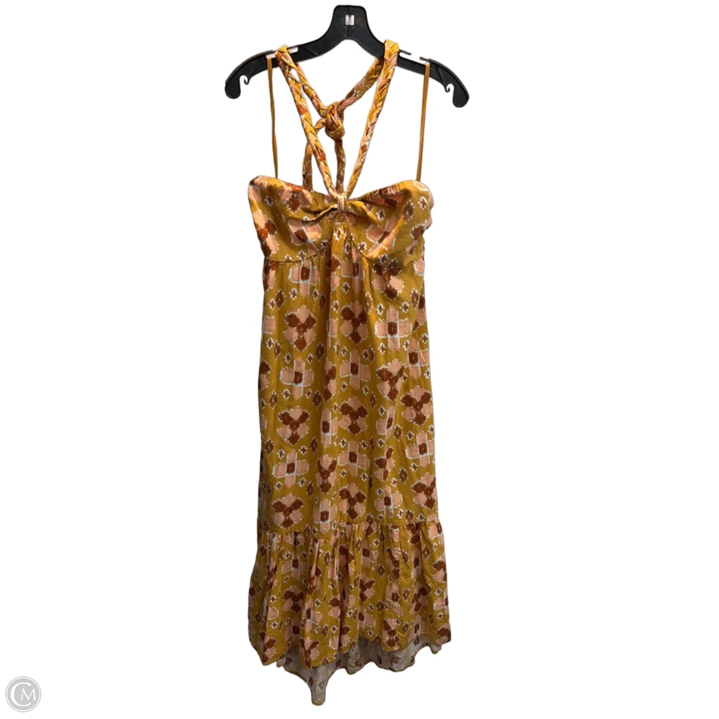 Dress Casual Maxi By Aerie In Gold, Size: L