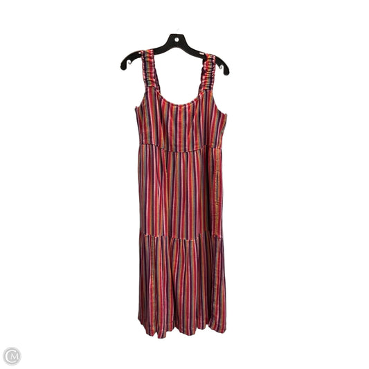 Dress Casual Maxi By Liverpool In Striped Pattern, Size: S