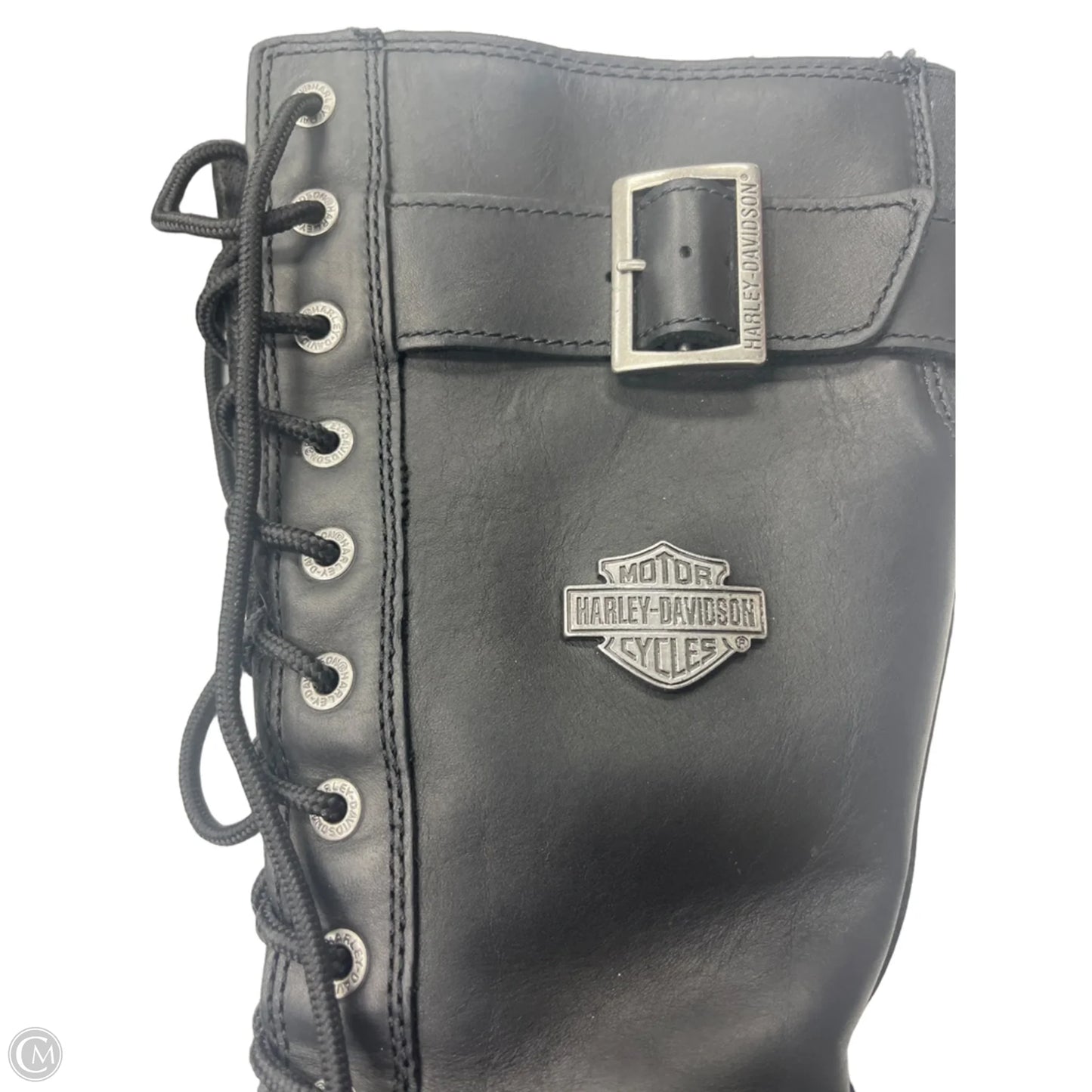 Boots Knee Flats By Harley Davidson In Black, Size: 9