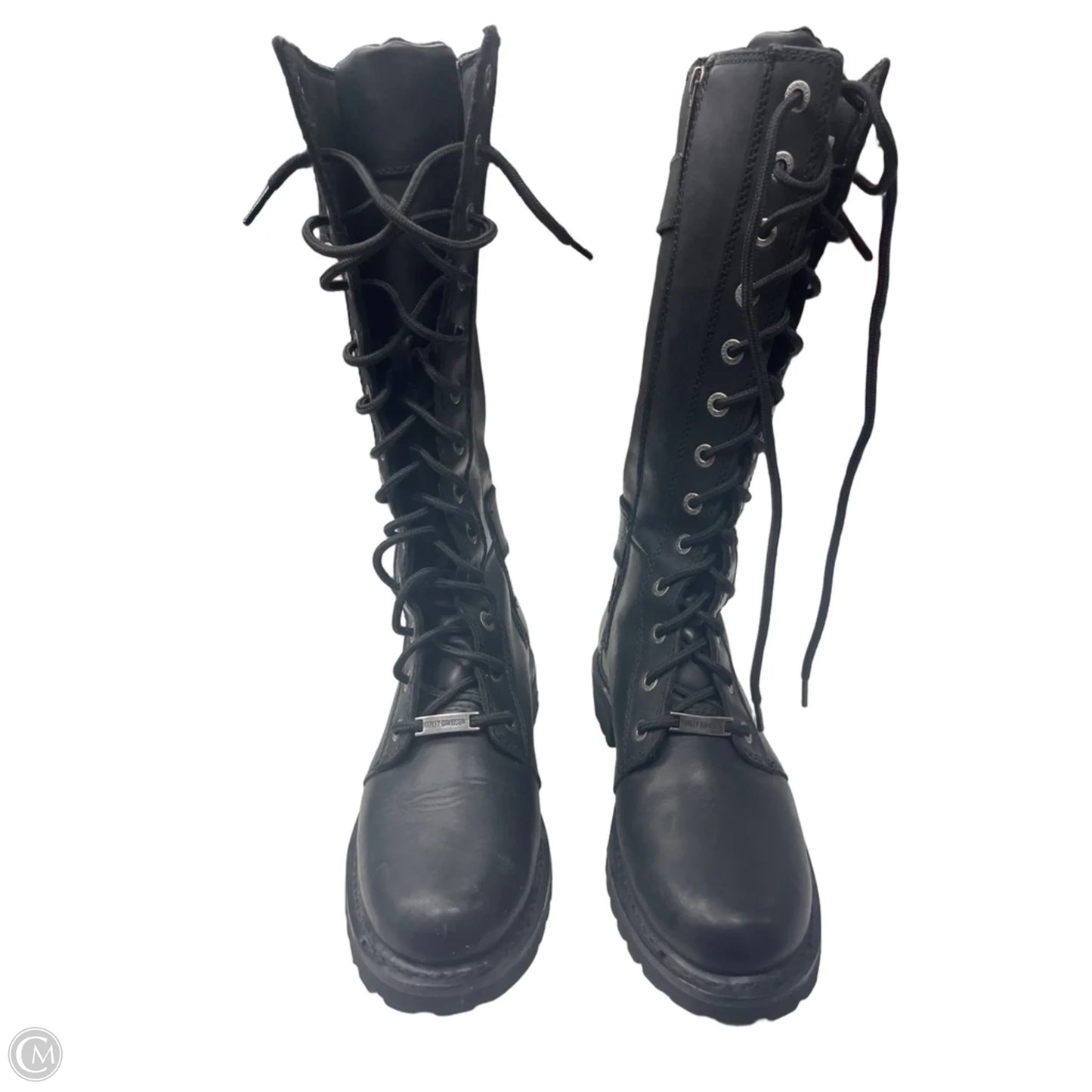 Boots Knee Flats By Harley Davidson In Black, Size: 9