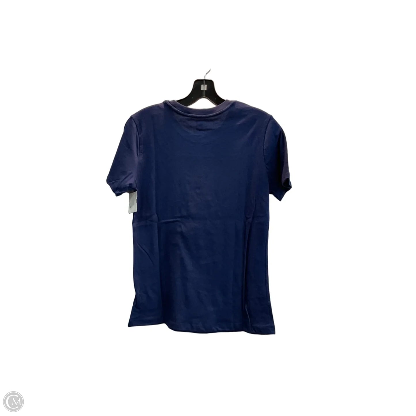 Top Short Sleeve Basic By Clothes Mentor In Navy, Size: S
