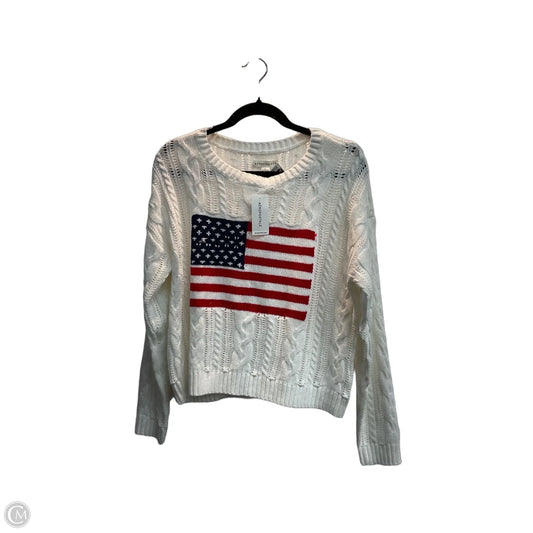 Sweater By Aeropostale In White, Size: S