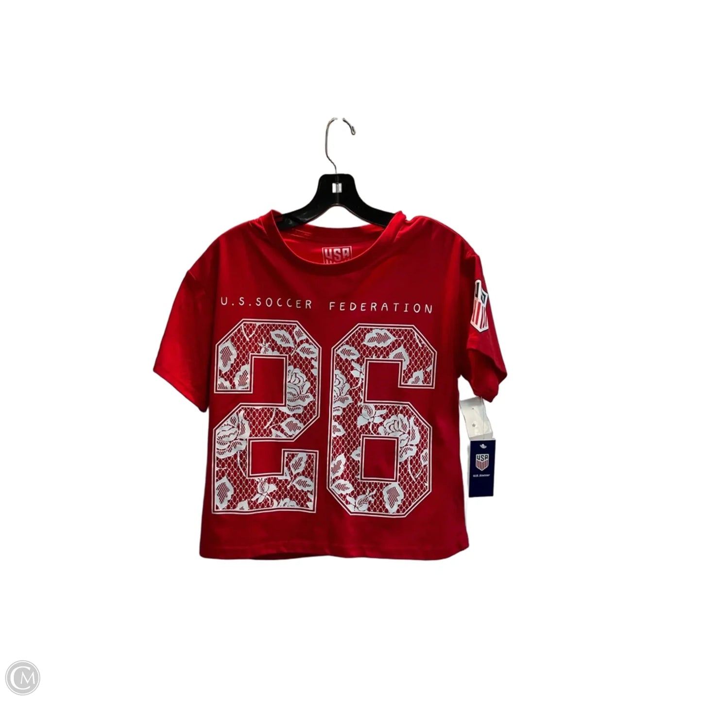 Top Short Sleeve Basic By Clothes Mentor In Red, Size: S