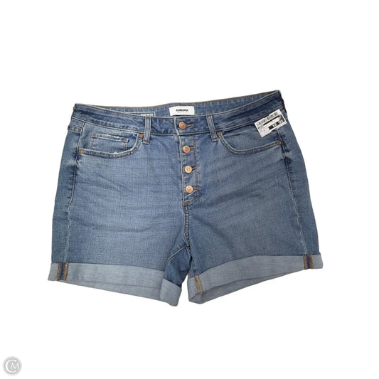 Shorts By Sonoma In Blue Denim, Size: 14