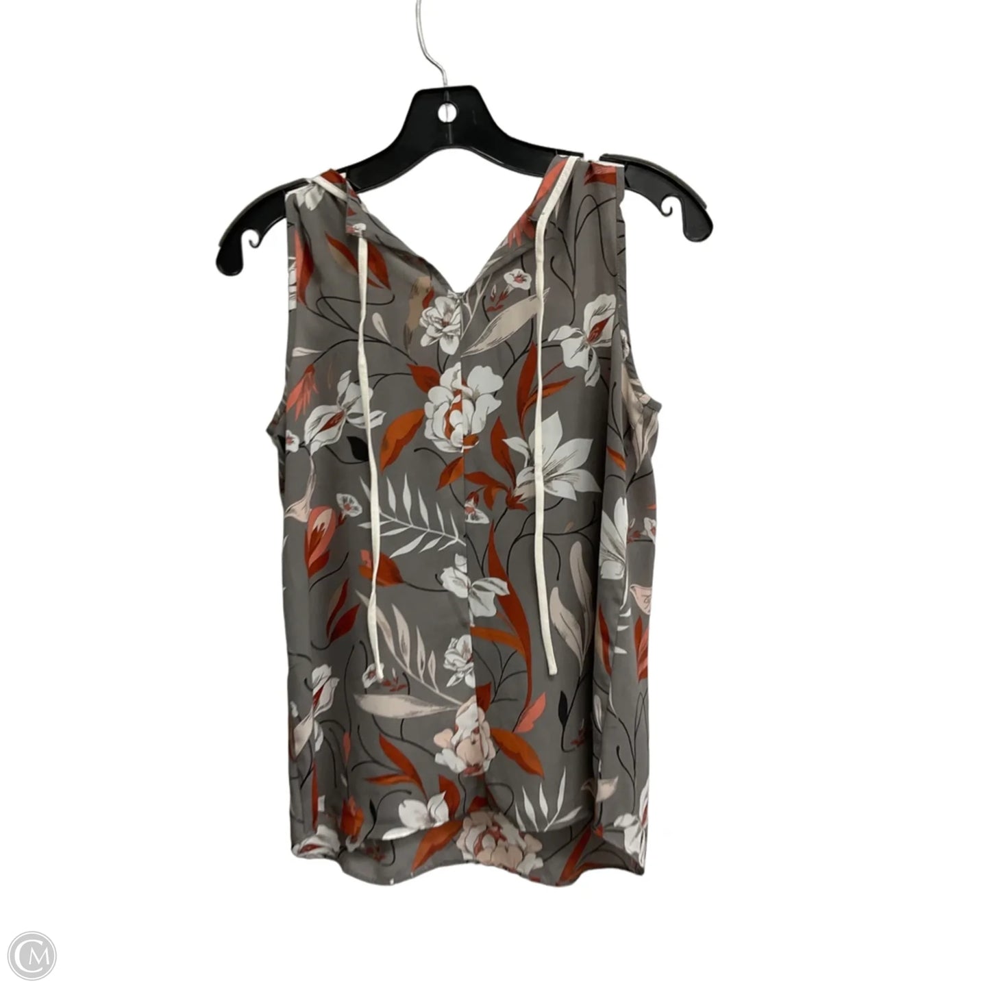 Top Sleeveless By Loft In Grey, Size: Xsp