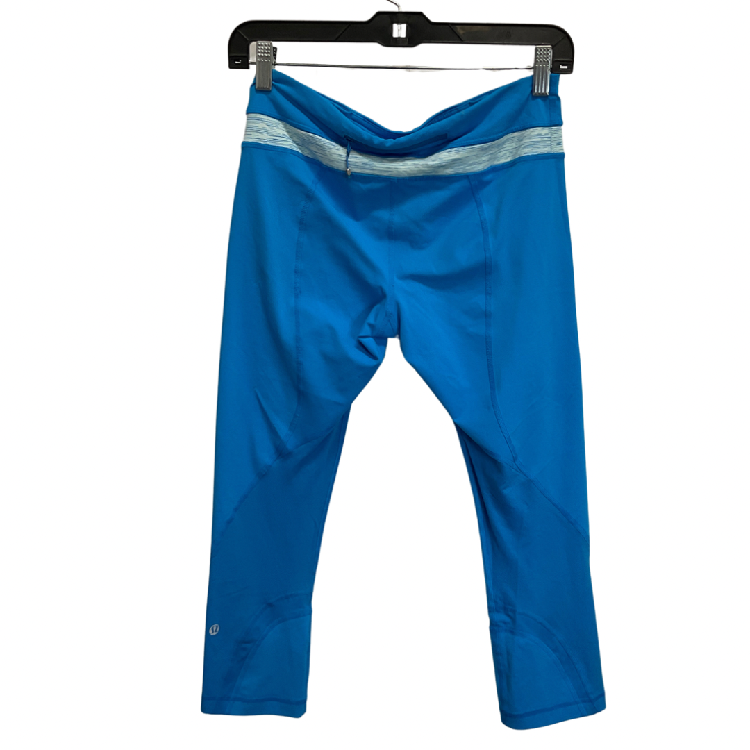 Athletic Leggings Capris By Lululemon In Blue, Size: S