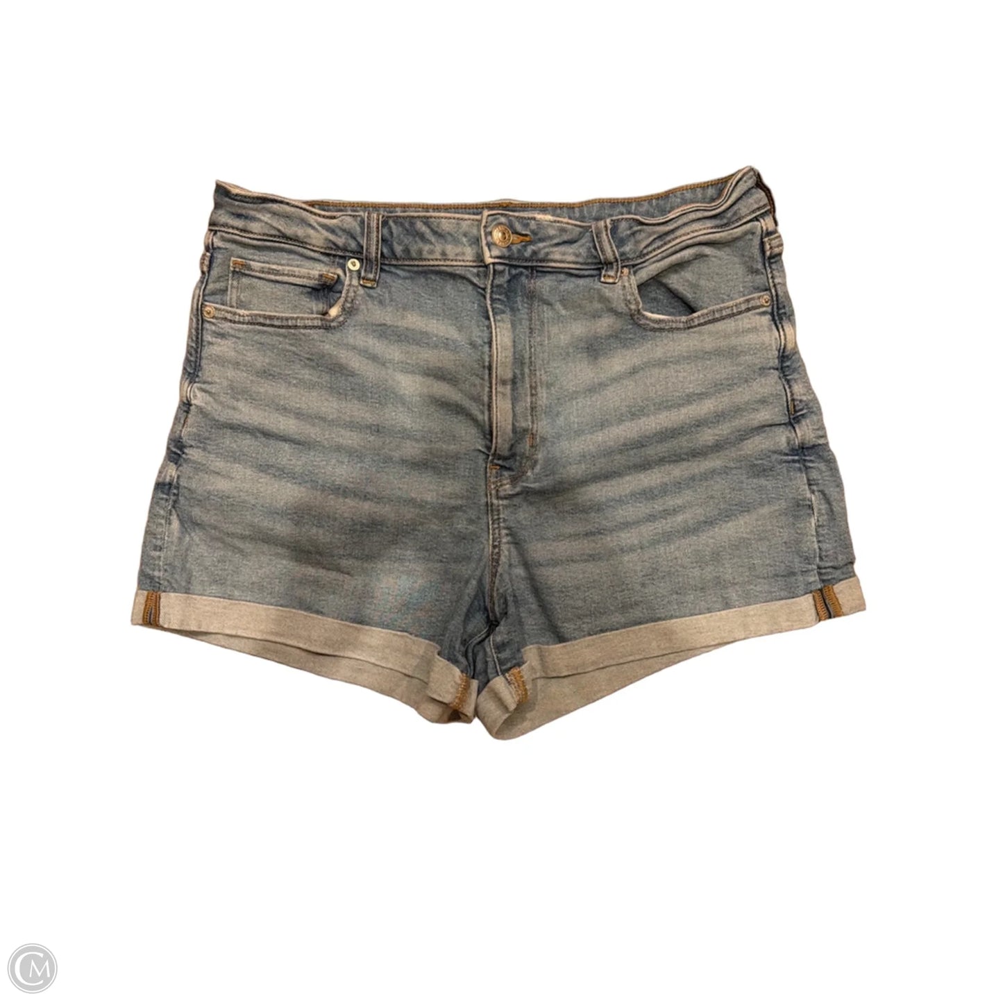 Shorts By American Eagle In Blue Denim, Size: 16