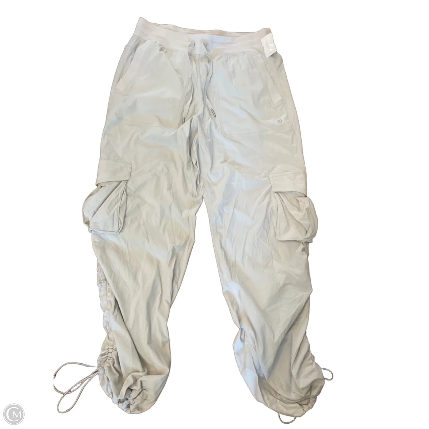 Athletic Pants By Lululemon In Cream, Size: M