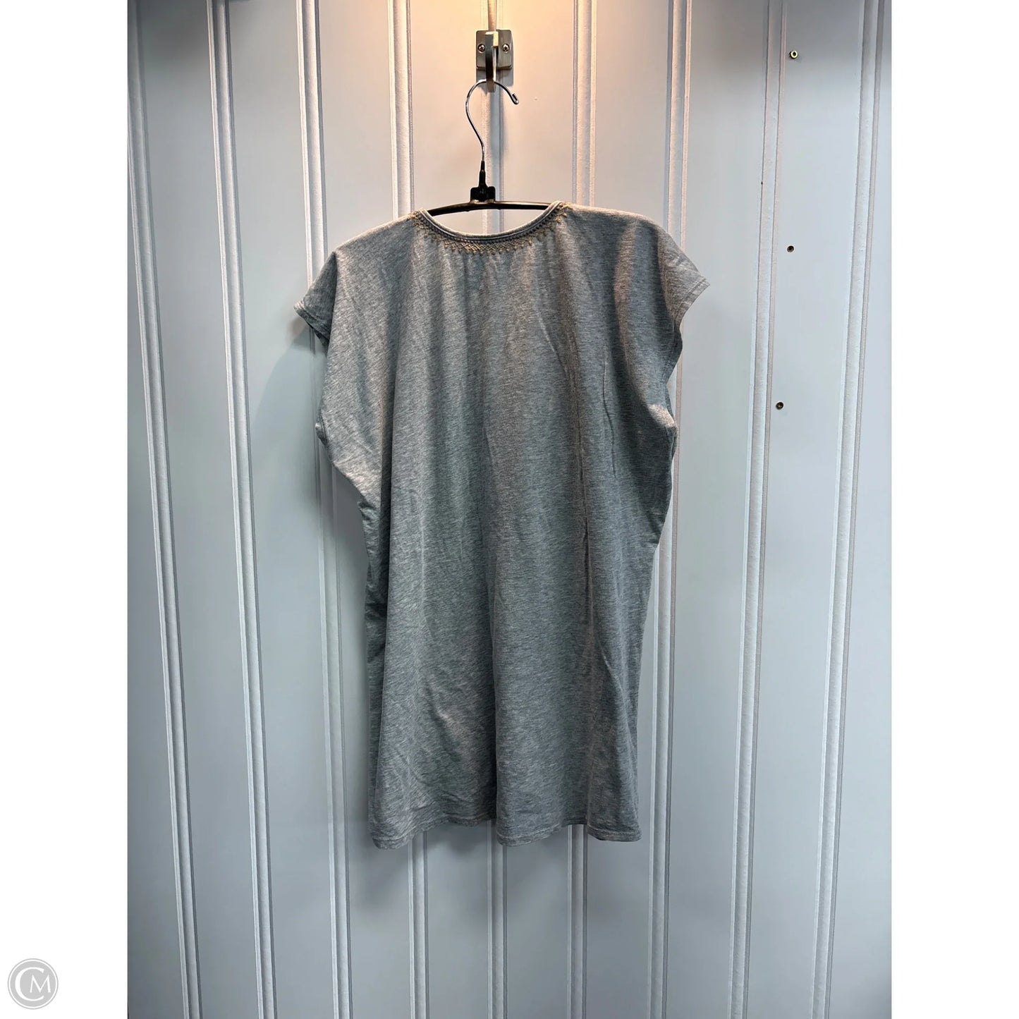 Top Sleeveless By Johnny Was In Grey, Size: S