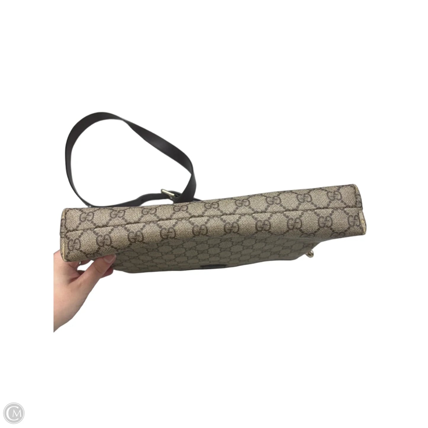 Crossbody Luxury Designer By Gucci, Size: Large
