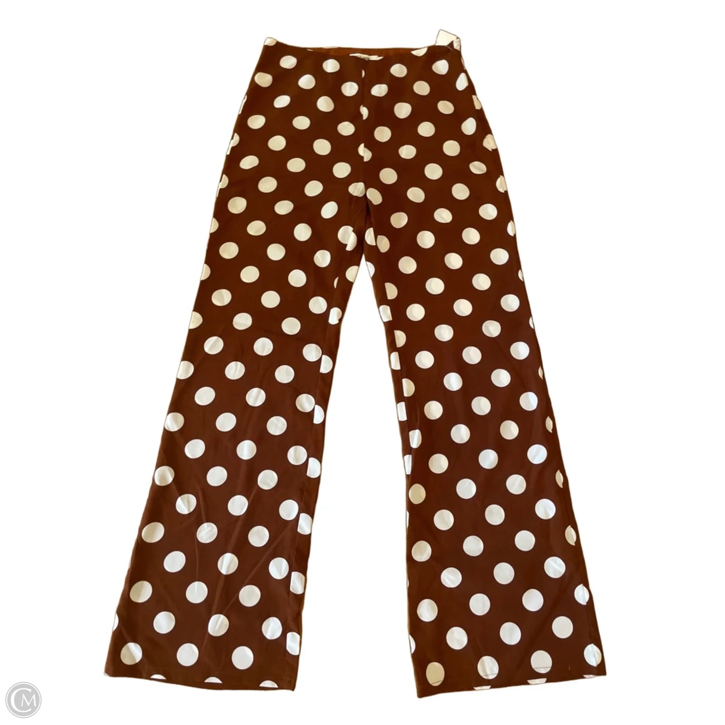 Pants Wide Leg By Clothes Mentor In Polkadot Pattern, Size: L