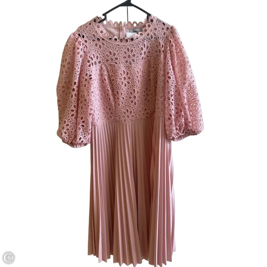 Dress Casual Midi By Clothes Mentor In Pink, Size: Xxl