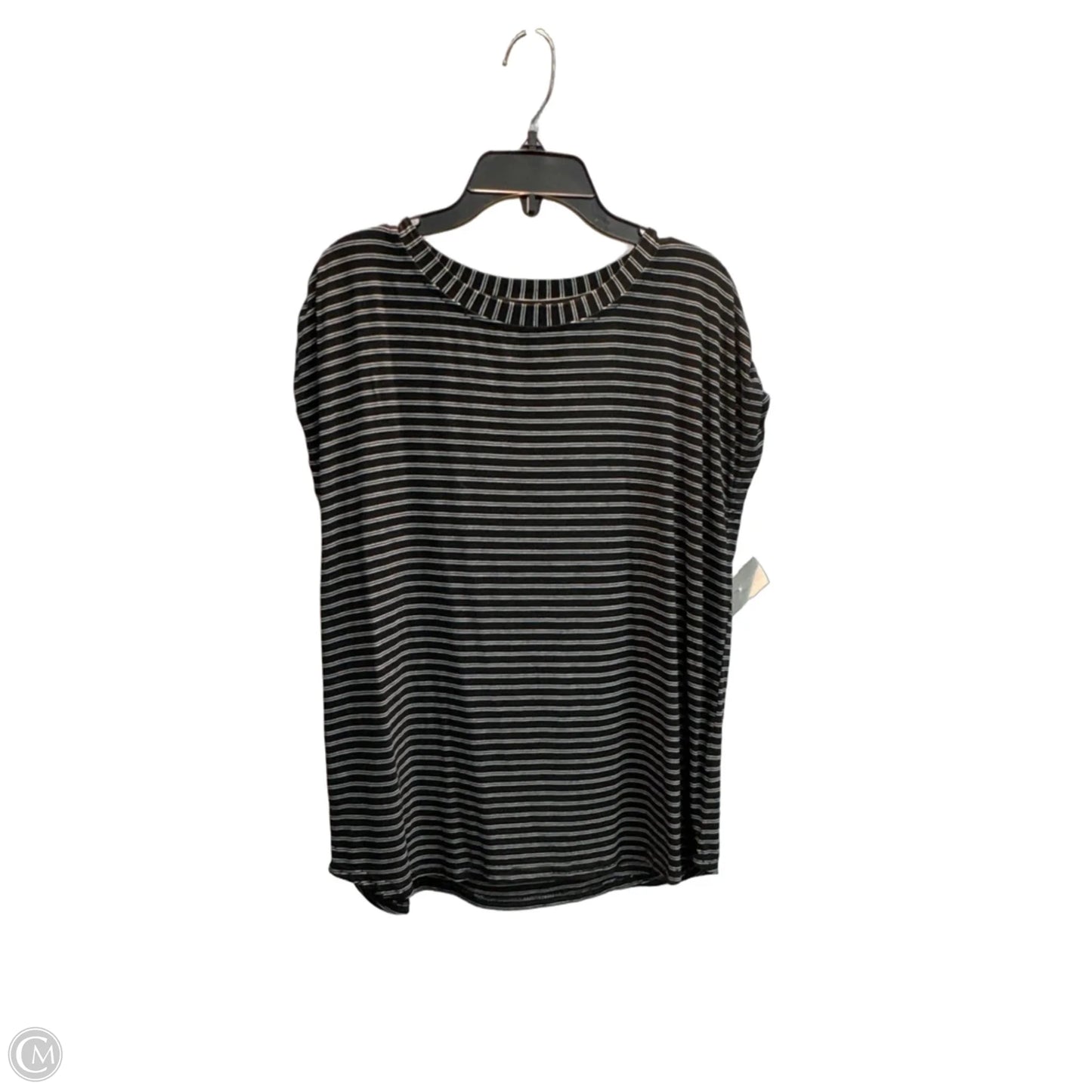 Top Sleeveless By Modern Works In Striped Pattern, Size: M