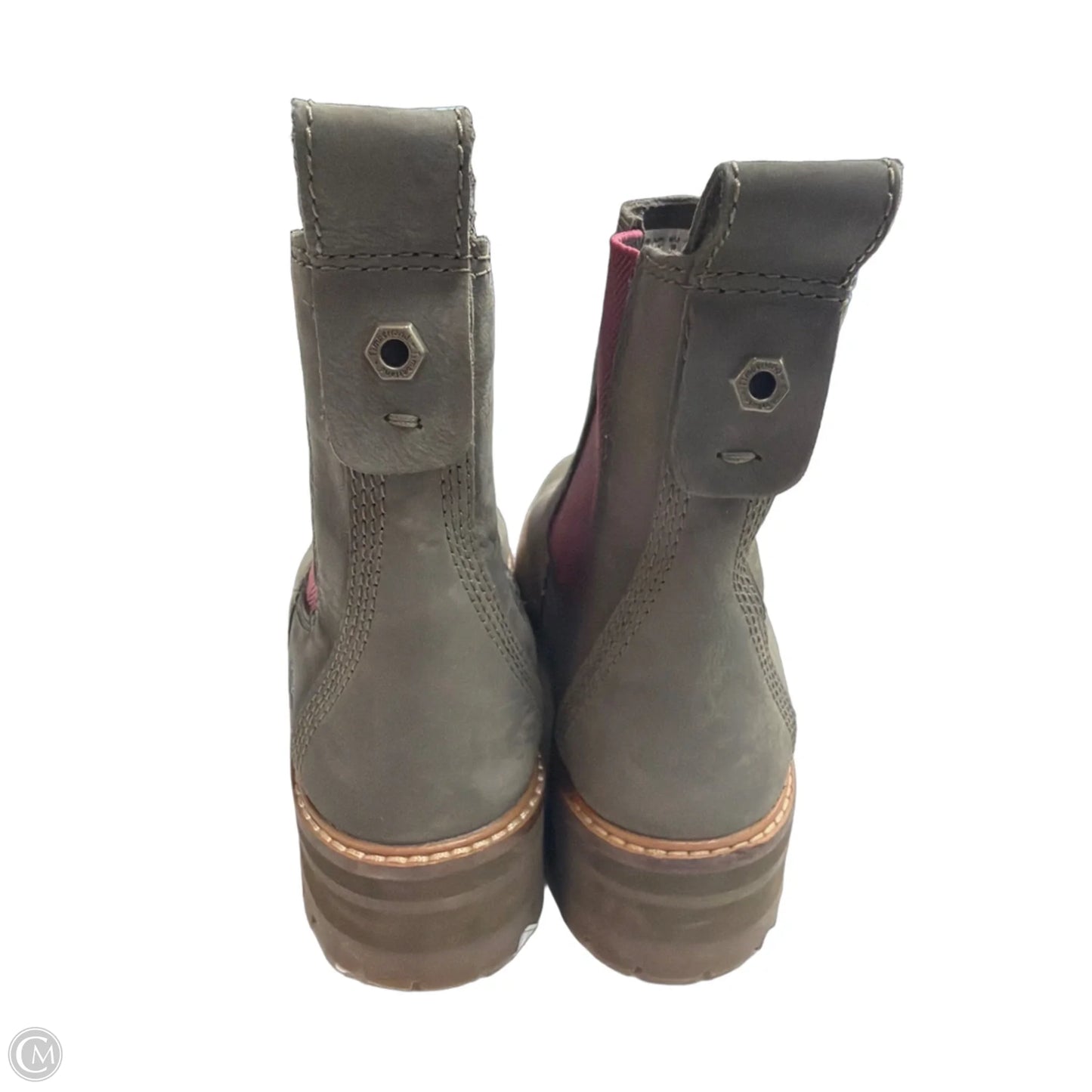 Boots Ankle Flats By Timberland In Grey, Size: 7