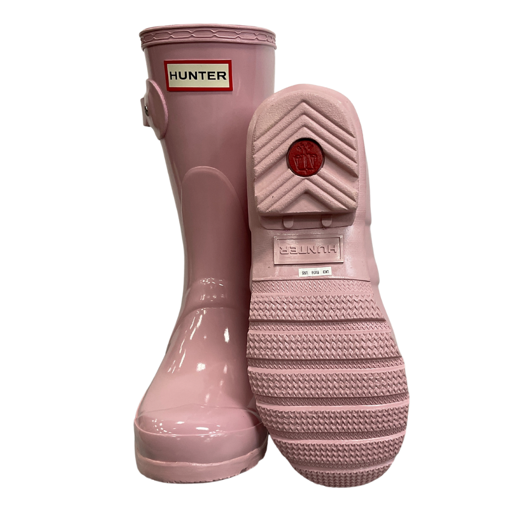 Boots Rain By Hunter In Pink, Size: 5