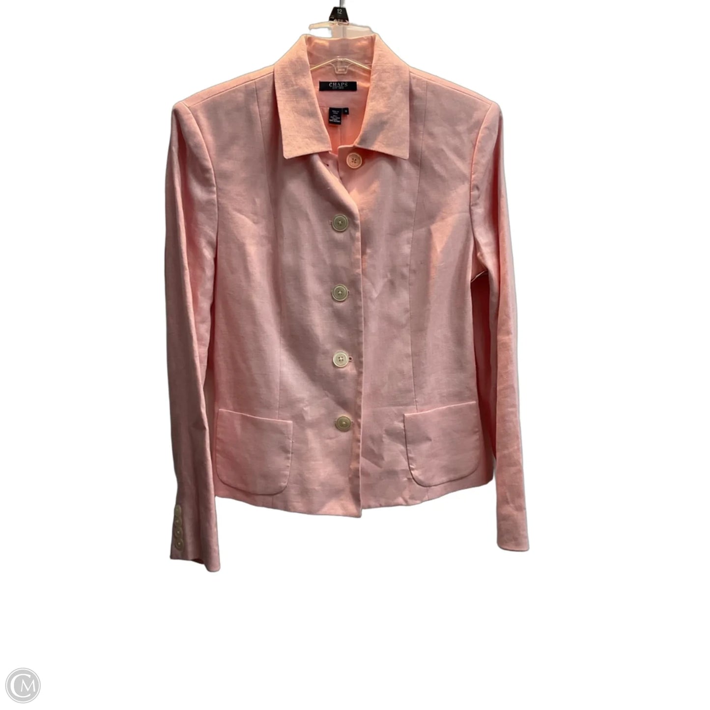 Blazer By Chaps In Pink, Size: L