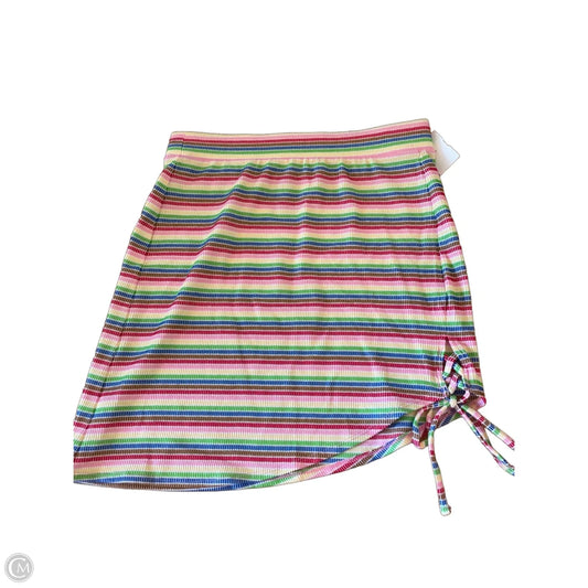 Skirt Mini & Short By Target In Rainbow Print, Size: M