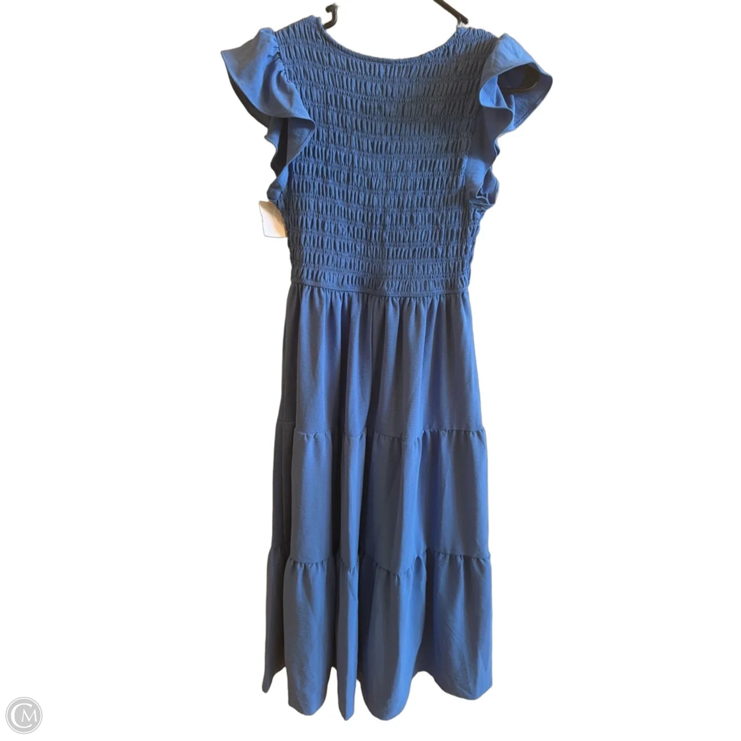 Dress Casual Midi By Blu Pepper In Blue, Size: S