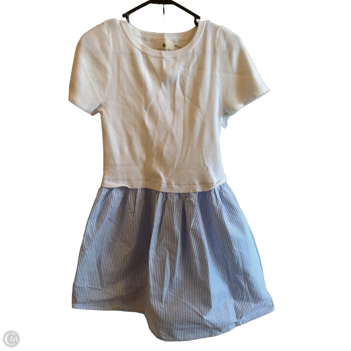 Dress Casual Midi By Betseys Boutique Shop In Blue & White, Size: M