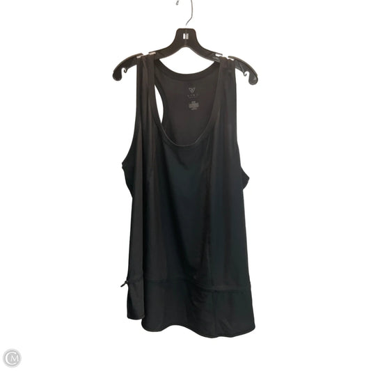 Athletic Tank Top By Livi Active In Black, Size: 4x