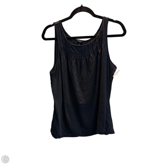 Tank Top By Talbots In Black, Size: Xl