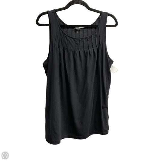 Tank Top By Talbots In Black, Size: Xl