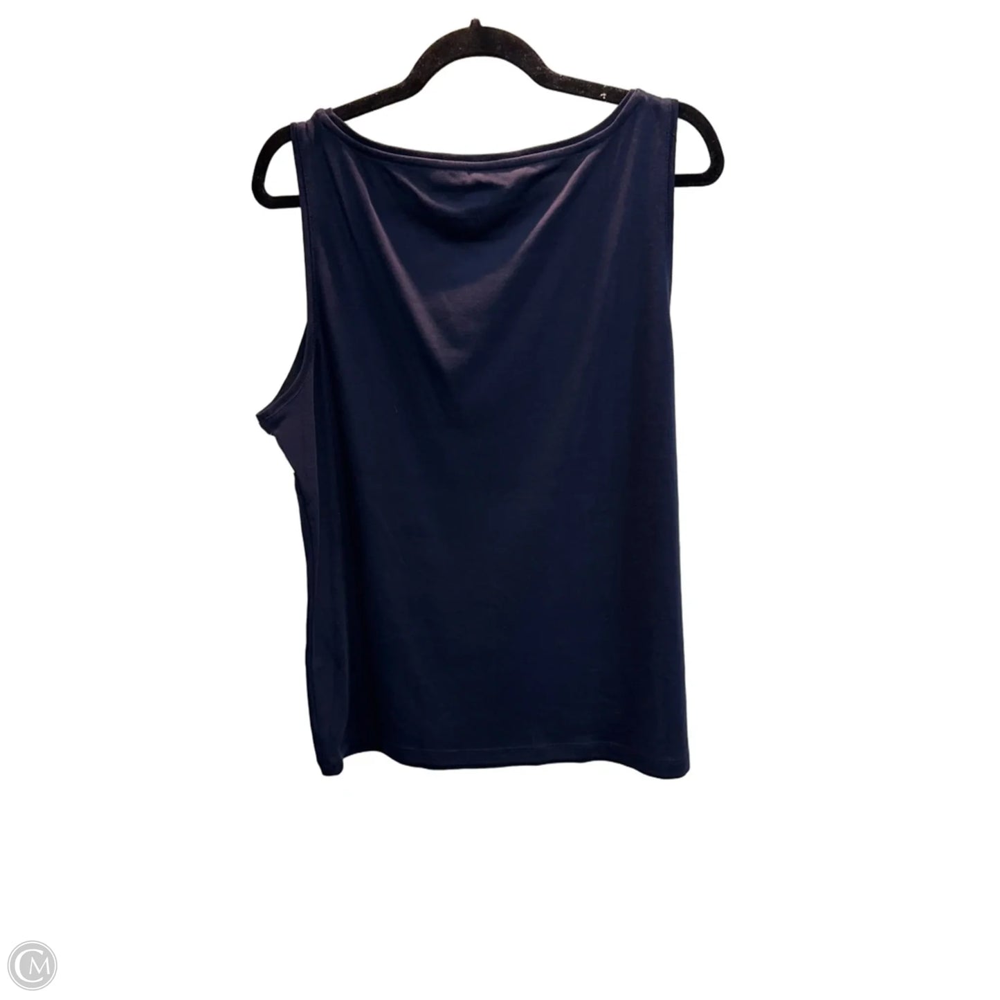 Tank Top By Talbots In Navy, Size: Xl
