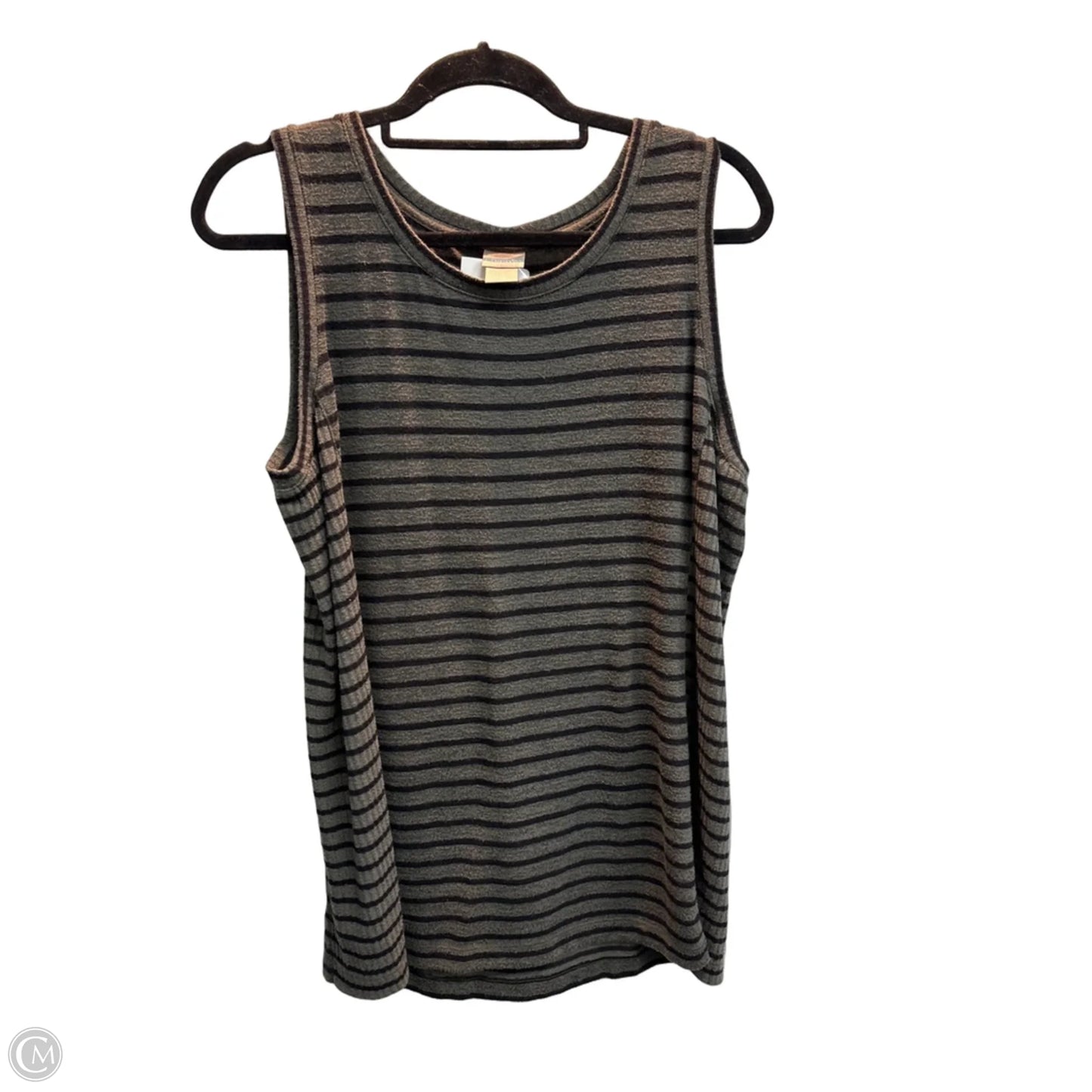 Tank Top By Chicos In Striped Pattern, Size: L