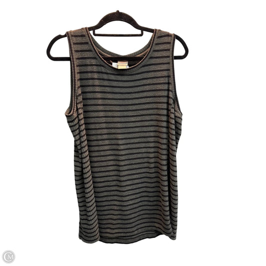 Tank Top By Chicos In Striped Pattern, Size: L