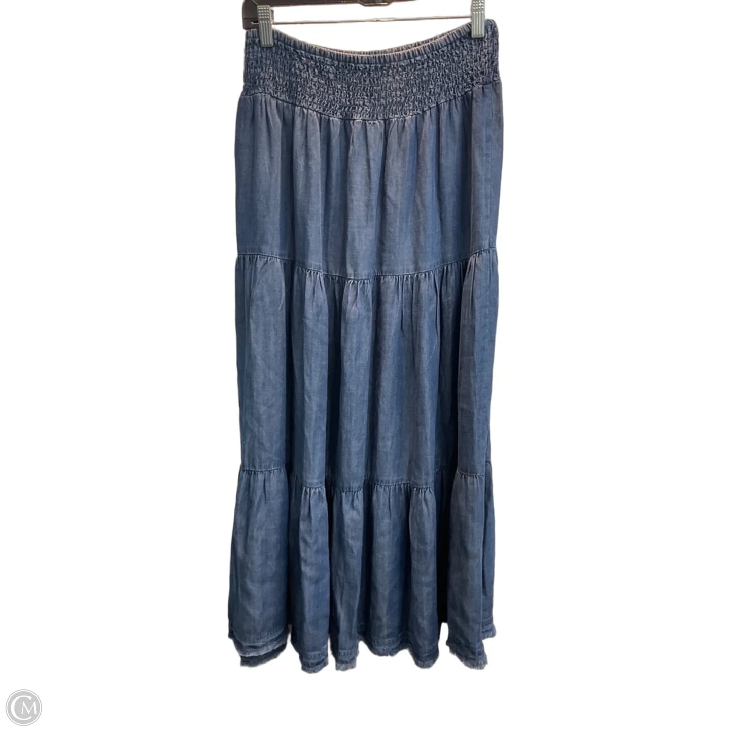 Skirt Maxi By Velvet Heart In Blue Denim, Size: 8