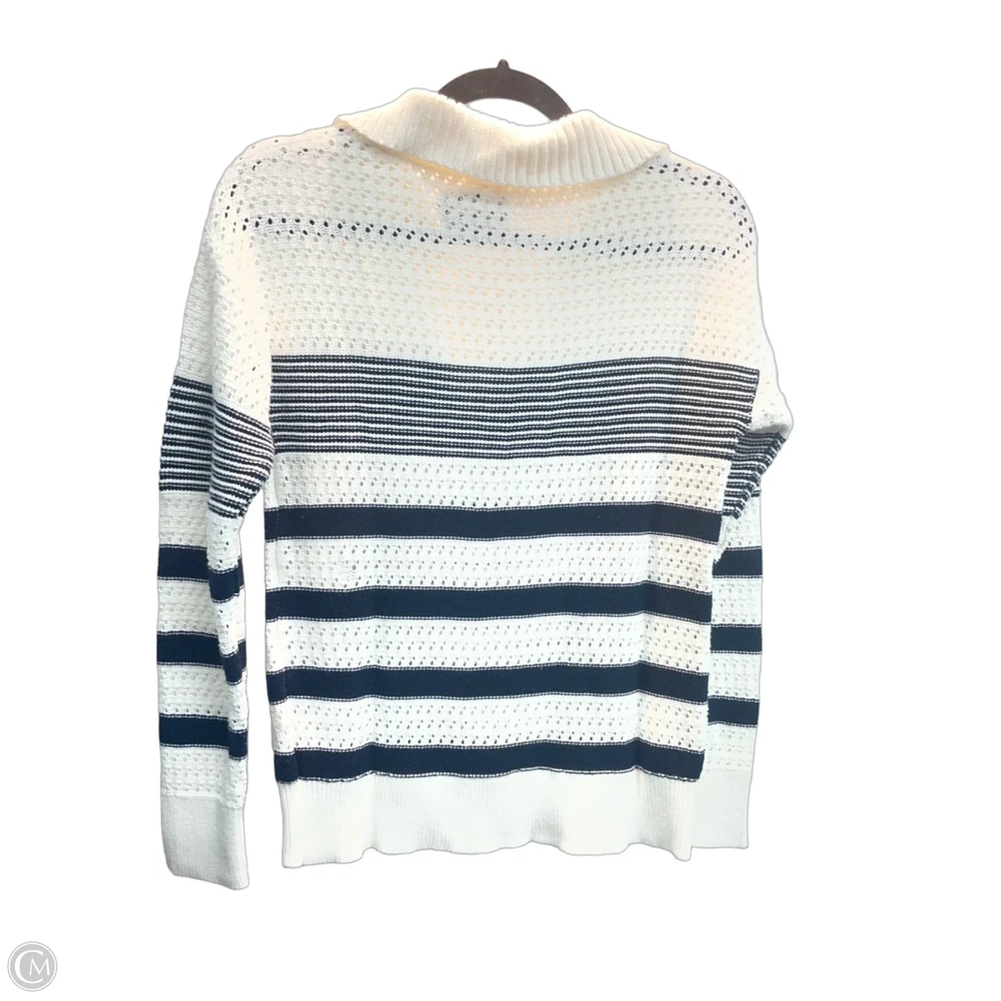 Sweater By For The Republic In Blue & White, Size: S