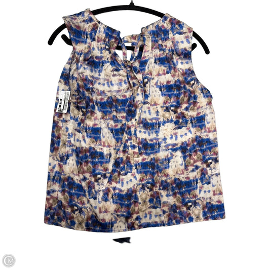 Top Sleeveless By Evereve In Multi-colored, Size: S